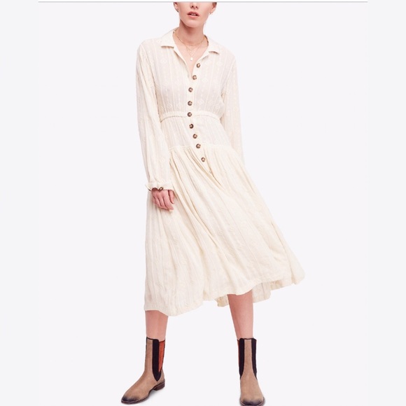 free people diamond head embroidered dress